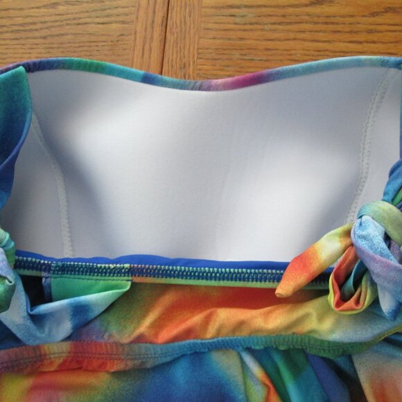 BECCA ETC Plus Size Tankini Water Color Print NWT Sz 1X - Picture 9 of 11